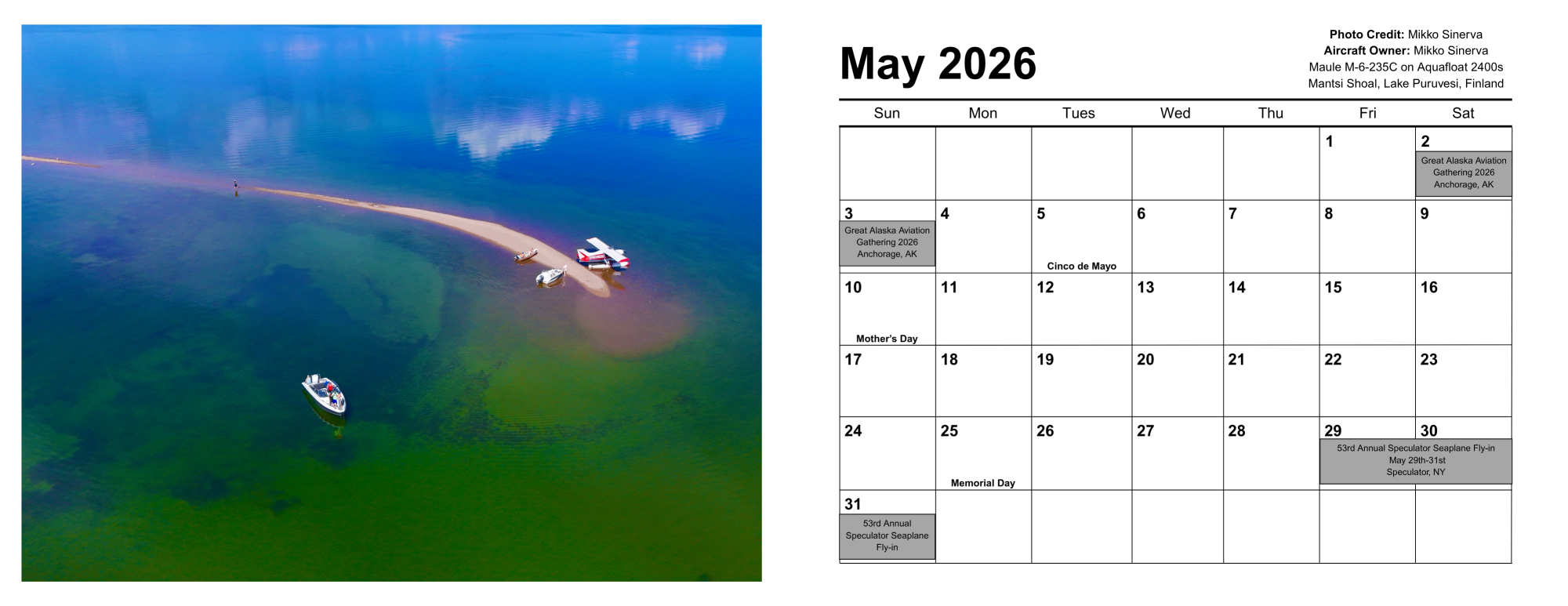 May Calendar
