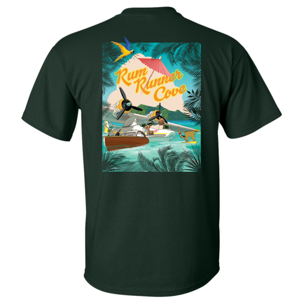 rum runner shirt back