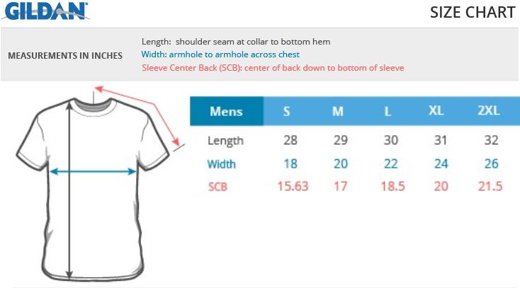 sizing chart gildan